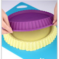 Miniatyrbilde 3 av 5: 26cm Silikon Kake Bakebrett Høy Temperatur Pizza Pai Panne Easy Release Toast Brød Mugg For Kjøkken