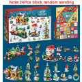 Miniatyrbilde 9 av 11: Jul Serie Byggeklosser Gave boks for barn 24 dager jul advent kalender