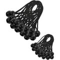 Elastisk spännare, 30 stycken elastisk spännare, elastisk boll, presenningsspännare, gummi för tält (200 och 150 mm)