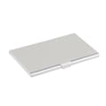 Glatt Kortholder i Aluminium - RFID-beskyttelse, Sølv sølv silver