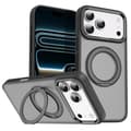 Roterande magnetiskt stativfodral för iPhone 18 Pro Max / 18 Pro – Matt, dropptåligt skyddsfodral black IPhone18Pro Max