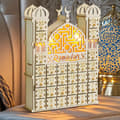 DIY Ramadan-kalender i tre - 30 bokser med lys, Eid Mubarak-dekorasjon for barn, adventsstil