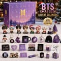 KPOP Grupper Julekalender 2026, Akryl Nedtællings-Blindbox med 24 Rum BTS3 BTS3