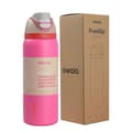 Stor 710ml Off-White Adventure Termosflaske, roserød rose red