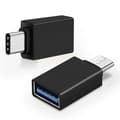 Miniatyrbilde 1 av 7: USB-C-adapter - USB-C (hann) til USB type A (hunn) 3.0 Svart M