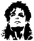 Väggdekor - Michael Jackson