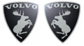 ( Dekal ) Ett par VOLVO Älg