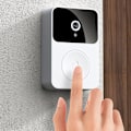 Miniatyrbillede 4 af 5: X9 Smart Trådløs Fjernbetjent Videodørklokke Kamera Smart Visuel Dørklokke med Stemmeændring HD Nattesyn Hjem App Deling Auto Capture Stocka