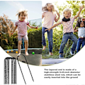 Miniatyrbillede 3 af 5: 8x Trampolinfæster, Kraftige U-formede Trampolinankre Jordfæster Landskabspinde til Trampolintelte, Trampolintilbehør