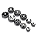 Pikkukuva 5 / 5: 2 kpl Vaihtopyörät Matkalaukun pyörät 45MM*23MM 45mm*23mm 85mm*26.5mm