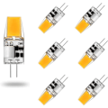 Miniatyrbillede 1 af 5: G4 LED-pære AC/DC 12V 5W LED-lamper G4 Varm hvid 3000K Lyskildefast svarende til 50W halogenpære 360° strålevinkel Ingen flimmer, 6-pak, Varm hvid