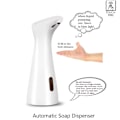 Miniatyrbillede 4 af 5: Automatisk flydende sæbedispenser Sæbepumpe berøringsfri sensor Vit White