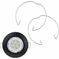 Miniatyrbild 2 av 5: 36 st fjäderringar 50 mm för GU10 MR16 spotlight fjäderring fixeringsringklämma för halogen LED-lampor eller infällda spotlights i silver.