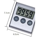 Miniatyrbillede 3 af 5: Magnetisk metalbeslag, nedtællingstimer, jernskal, timer, køleskabsmærkat, tidspåmindelse