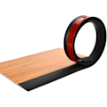 Pikkukuva 1 / 5: 2 m itseliimautuva PVC-vinyylilattialista, kynnyslistat, siirtymäprofiilit, maton reunalista, ovilista, 3 mm musta