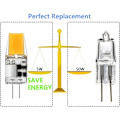 Miniatyrbillede 3 af 5: G4 LED-pære AC/DC 12V 5W LED-lamper G4 Varm hvid 3000K Lyskildefast svarende til 50W halogenpære 360° strålevinkel Ingen flimmer, 6-pak, Varm hvid