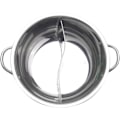 Miniatyrbillede 4 af 5: 2 stk. 28 cm Dobbelte Delte Rustfri Stål Hot Pot 28 cm Køkkenredskabssæt Varme Suppegryder