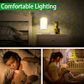 Miniatyrbild 3 av 5: LED Nattlampa, 2-pack, Plug-and-Play Automatisk Nattlampa med Ljussensor, Nattlampa för Barnrum, Hall, Vardagsrum, Trappor