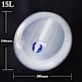 Miniatyrbillede 3 af 5: Vanddunk Plastdunk Vand Dunke Vandpose Vandtank 3l