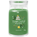 Miniatyrbillede 1 af 2: Yankee Candle Signature Large Jar Shimmering Christmas Tree 567g Green