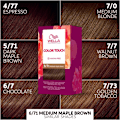 Miniatyrbild 3 av 4: Wella Color Touch Deep Browns 6/71 Medium Maple Brown Brun