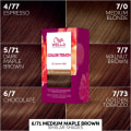 Pikkukuva 3 / 4: Wella Color Touch Deep Browns 6/71 Medium Maple Brown Brown