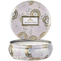 Pikkukuva 2 / 3: Voluspa 3-Wick Candle Decorative Tin Panjore Lychee 340g Pink