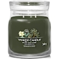 Miniatyrbillede 1 af 3: Yankee Candle Signature Medium Jar Silver Sage & Pine 368g Green