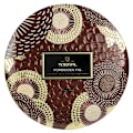 Pikkukuva 1 / 5: Voluspa 3-Wick Candle Decorative Tin Forbidden Fig 340g White