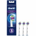 Oral-B 3D White Clean Max Toothbrush Head 3pc Blå