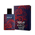 Pikkukuva 3 / 3: Giftset Replay Signature Red Dragon Man Edt 100ml + Pochette Red