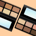 Miniatyrbillede 4 af 4: Kokie Powder Contour Palette Light/Medium Multicolor