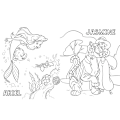 Miniatyrbild 3 av 5: Disney Princess Colouring Fun multifärg