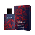 Pikkukuva 2 / 2: Replay Signature Red Dragon For Man Edt 100ml Blue
