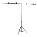 T-stativ svart 201x60x(70-200) cm