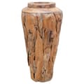 Dekorativ vas 40x60 cm massiv teak