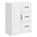 Sideboard Vit högglans 66 x 34,5 x 87 cm Konstruerat trä