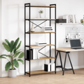 Hyllsystem 80 x 30 x 189,5 cm Konstruerat trä Artisan Ek