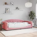 Dagbädd rosa 100x200 cm sammet