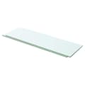 Hyllplan 2 st glas genomskinlig 60x15 cm