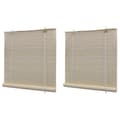 Rullgardin naturlig bambu 2 st 120x160 cm