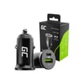 Green Cell PowerRide Nano38 strömadapter för bil - USB, USB-C - 38 watt