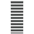 Rullgardin zebra svart 65x150 cm tyg bredd 60,9 cm polyester
