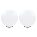 Globlampor 2 st LED sfäriska 50 cm PMMA