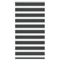 Rullgardin zebra svart 85x100 cm tyg bredd 80,9 cm polyester