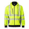 1729 Sweat Fluorescent yellow/navy Unisex