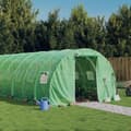 Växthus med stålram grön 18 m² 6x3x2 m