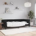 Dagbädd svart 90x200 cm sammet