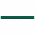 Vindskydd 9 paneler tyg 1200x120 cm grön