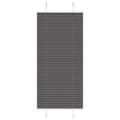 Plisserad persienn svart 65x150cm tyg bredd 64,4cm polyester